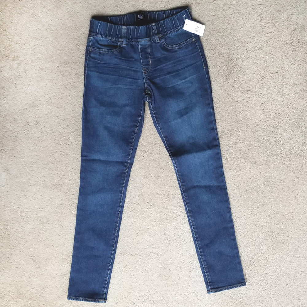 Gap Superdenim Jeggings Size 10 NWT Dark Indigo